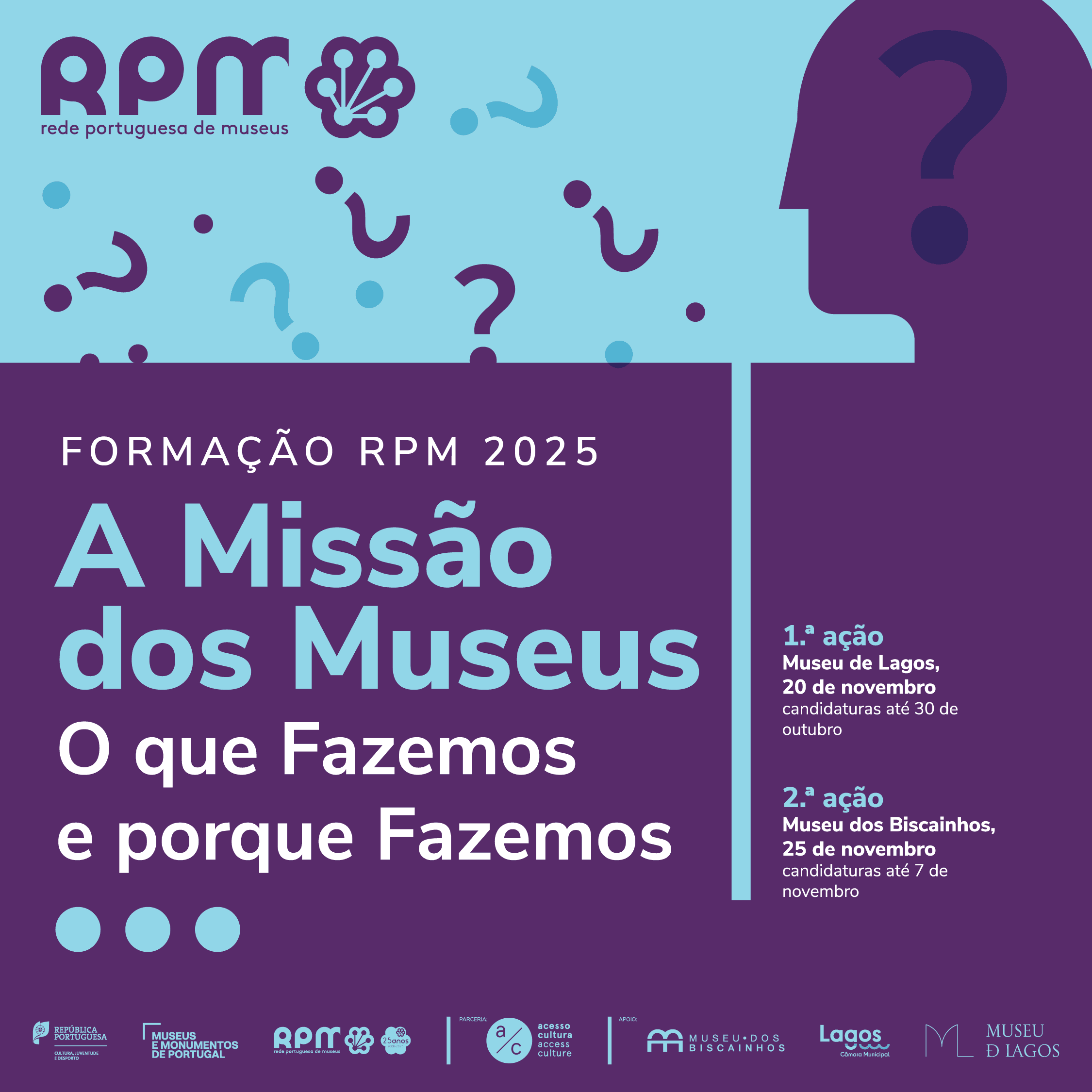Formação RPM | A Missão dos Museus – O que Fazemos e Porque Fazemos